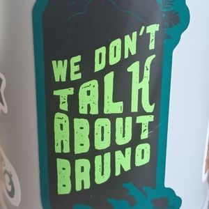 Green and Black 'We Don't Talk About Bruno' Sticker
